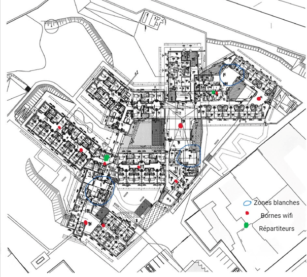 Plan du site de Laignes